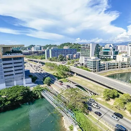 Mountain City View @ The Loft Imago, 2Bedroom 5Pax Kota Kinabalu Exterior photo